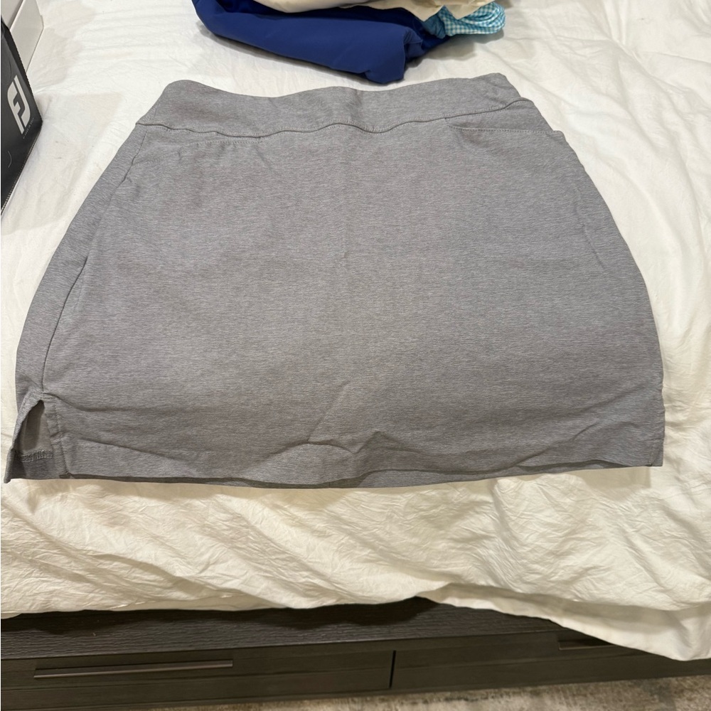 Lady Hagen Gray Mini Skirt